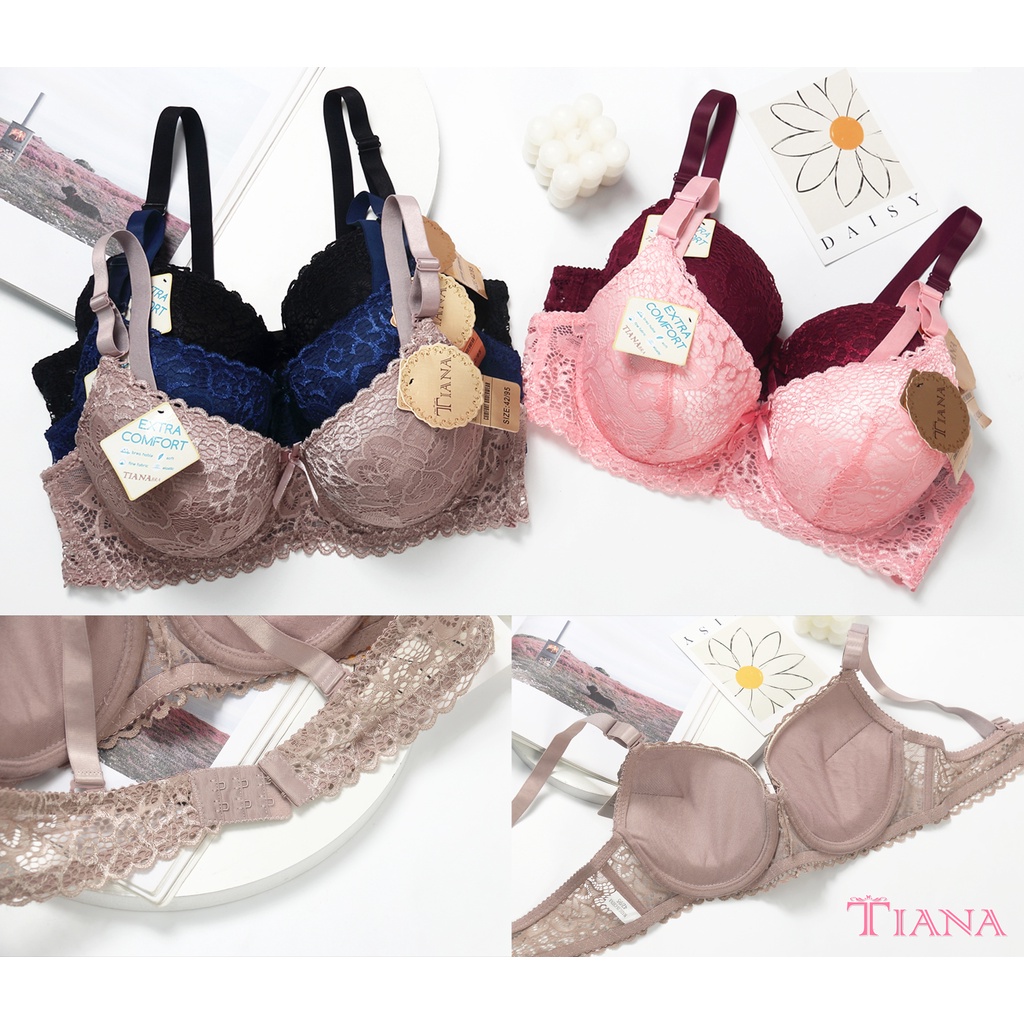 TIANA | Push Up Bra BRUKAT / Bra Kawat Busa Tebal / art TN 3389