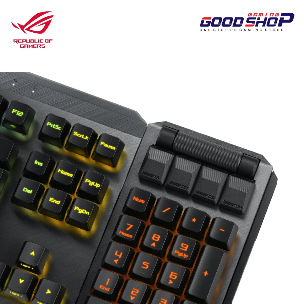 Asus ROG CLAYMORE II modular RGB RX Optical Mecha Gaming Keyboard