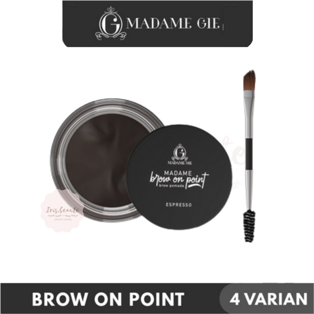 MADAME GIE Brow On Point Brow Pomade / Eyebrow Gel Pomade / Pensil Alis Gel