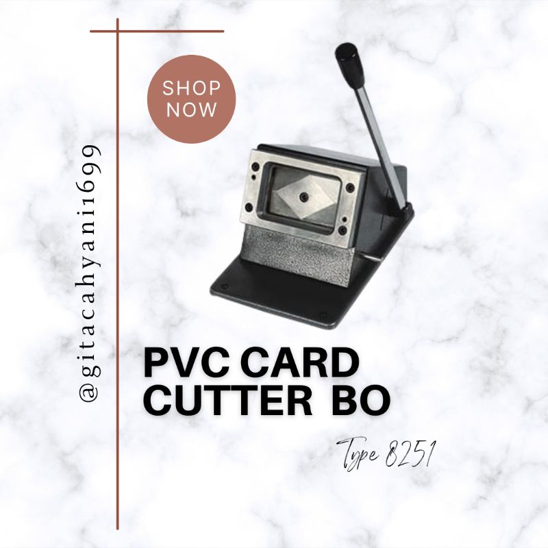 

ALAT PEMOTONG ID CARD / PVC CARD CUTTER BRIGHT OFFICE NO. 8654A / 8251