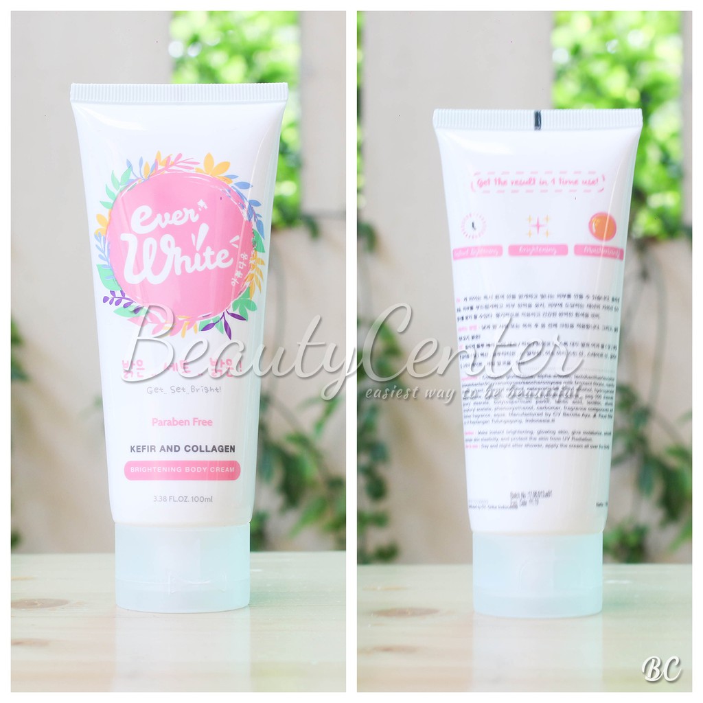 

Ever White Instant Brightening Body Cream / Pemutih Badan