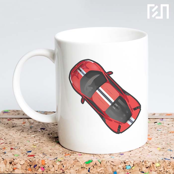 Mug Icon Ferrari 488 Pista 1