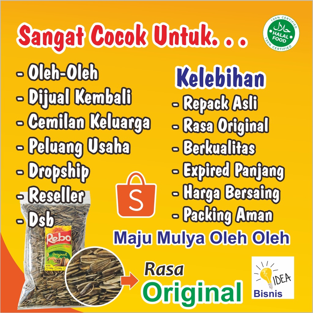 

Kuaci Rebo Kiloan 500gr Murah Kuaci Bunga Matahari Kwaci Rebo Original Kiloan