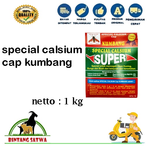 Pupuk Special Calsium SUPER CAP KUMBANG 1 kg