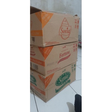 kardus bekas minyak goreng tebal single wall