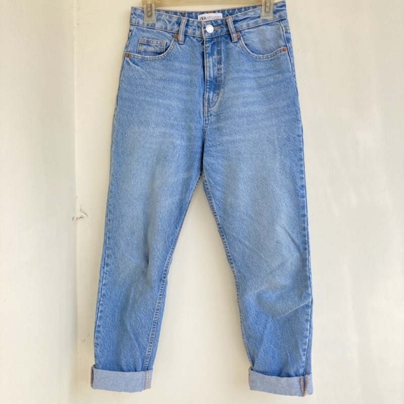 Preloved boyfriend jeans zara