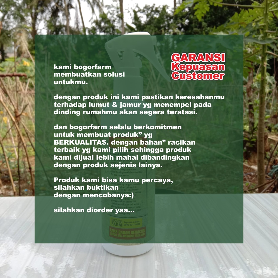 Spray PEMBERSIH LUMUT &amp; JAMUR  DINDING 250ml