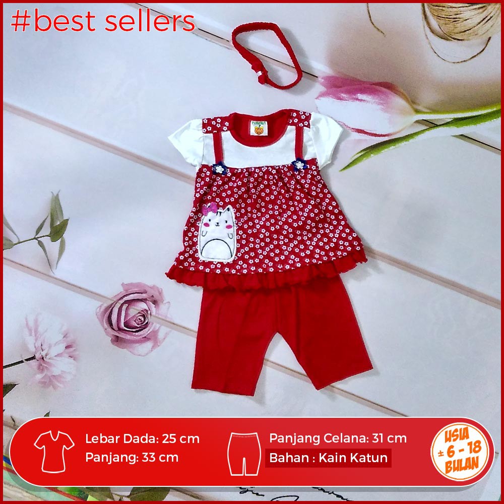 Setelan Baju Kaos Anak Perempuan Cewek Lucu Premium Untuk Lebaran