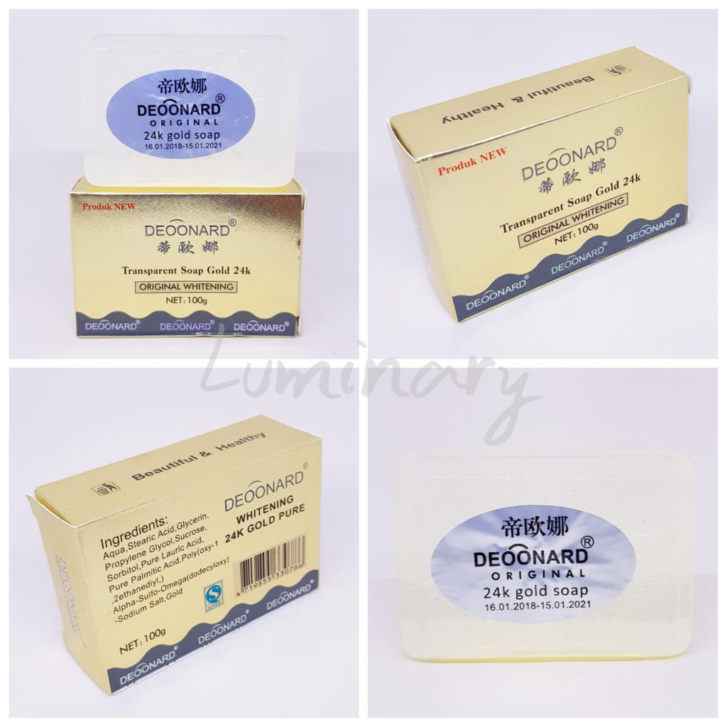 [ Gold ] Sabun Deoonard Gold - Deoonard Gold Soap