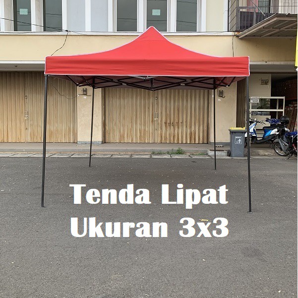 Tenda Lipat 3x3 Ketebalan 0.6 MM / Tenda Matic / Folding Tent