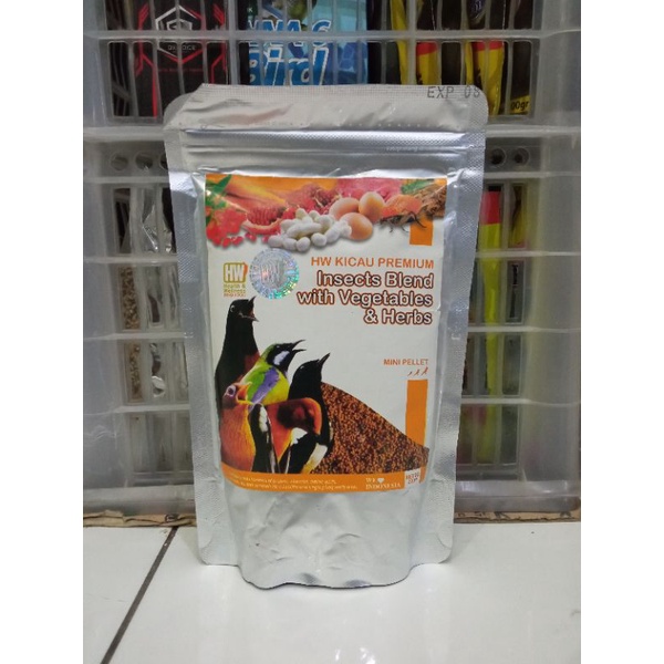 Voer HW Kicau Premium Pakan Burung Murai Batu Wambi Kacer
