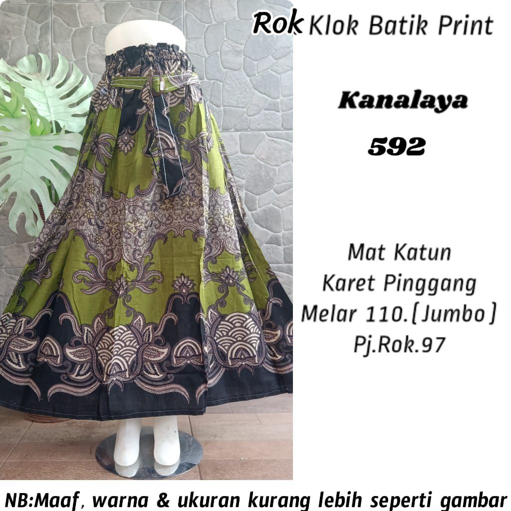(Dijamin RealPict) Rok Batik original Pekalongan garansi harga termurah Rok Klok Modern By BellaQ-Kanalaya 592