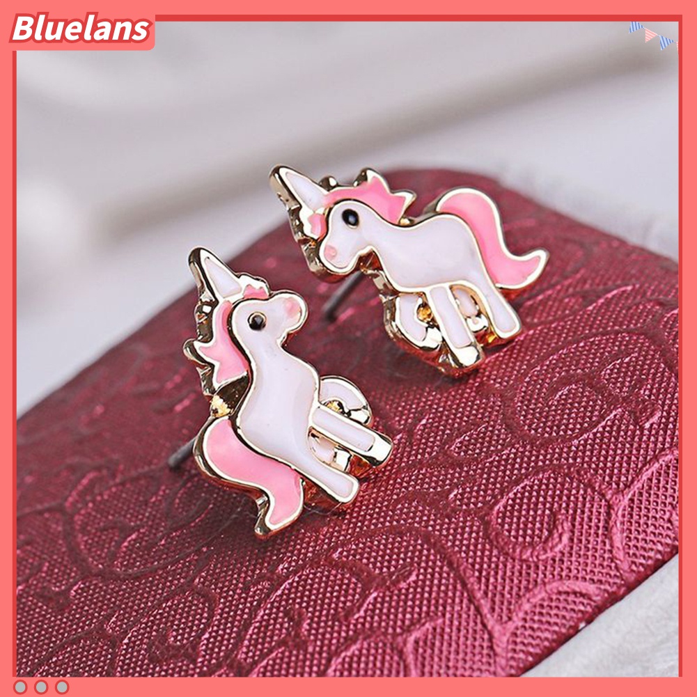 Bluelans Kalung Liontin Kuda Pony Bahan Alloy Untuk Wanita