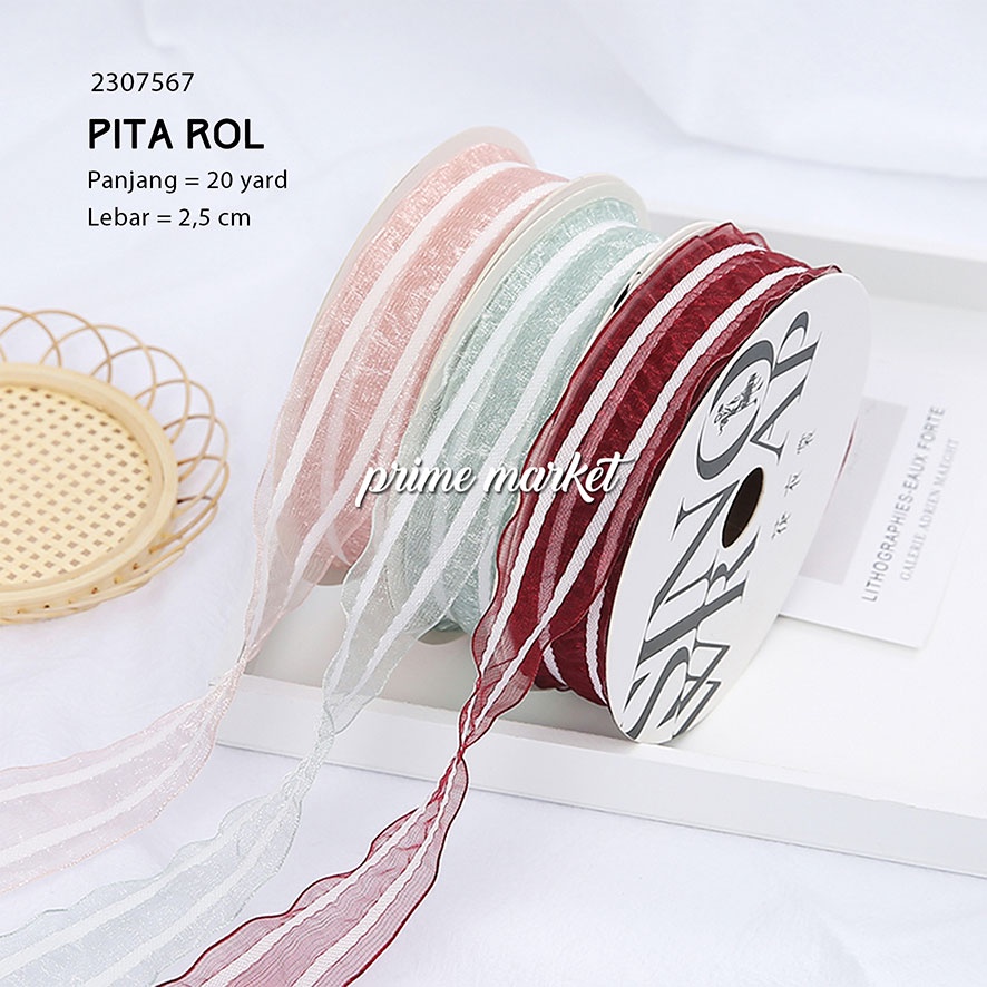 

Pita Roll Buket Bunga Pita Kado Flower Bouquet Ribbon Pita Roll 18 METER (2307567)
