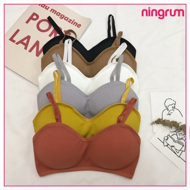 Ningrum Pakaian Dalam Bra Wanita BH Wanita Tanpa Kawat Bh Busa Import Seamless Gaya Korea - 2002