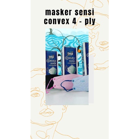 SENSI CONVEX MASK BOX 20 PCS