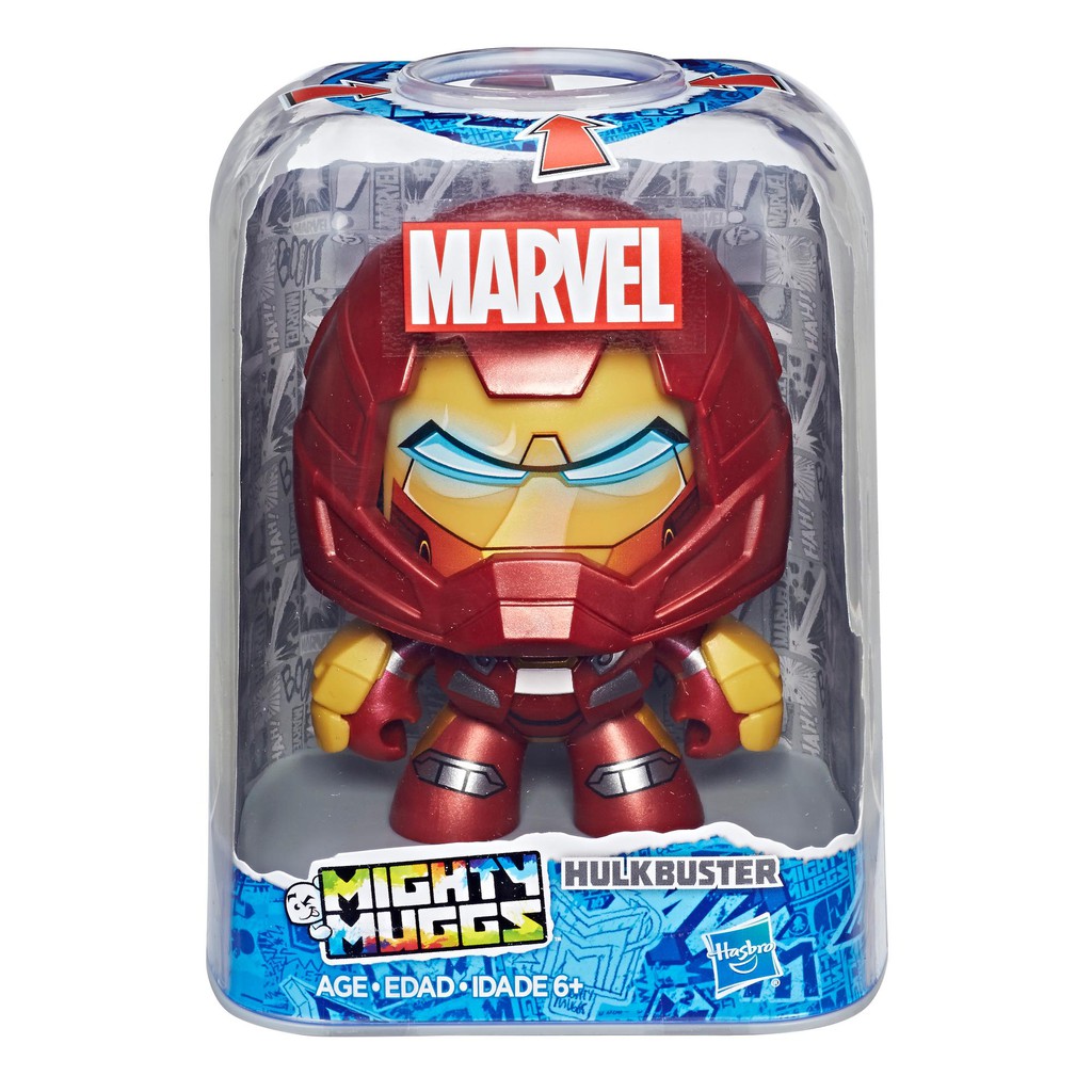Mighty Muggs Marvel Hulkbuster Koleksi Mainan Super Hero Original Hasbro