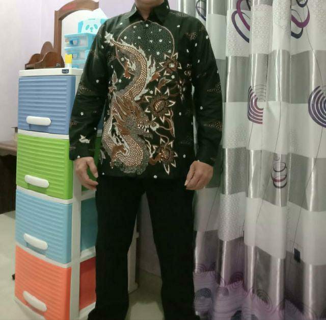 Size M L Xl Xxl Xxxl Bswart Batik Hrb026 Kenongo Hem Panjang Pekalongan M