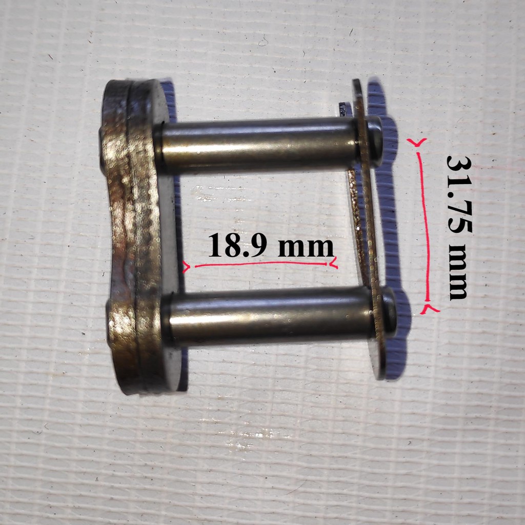 Connecting Link Rantai Roller Chain RS 100 - 1 RS100
