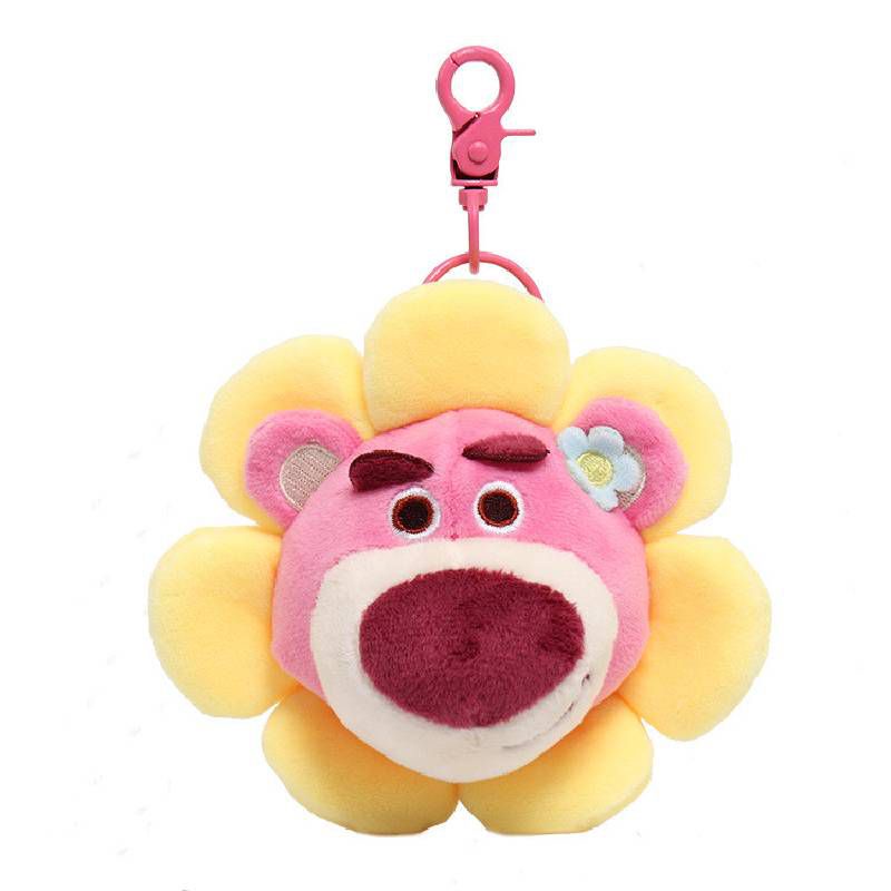 12cm/4.7in Toy Story Series Characters Lots-O'-Huggin'Bear Doll Plush Key Chain Pendant Toy