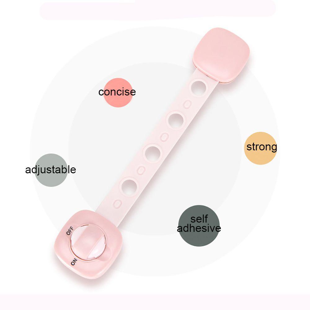 Suyo Grendel Pengaman Bayi Multi-Fungsi Anti Cubit Tangan Lemari Pintu Gesper Putar Switch