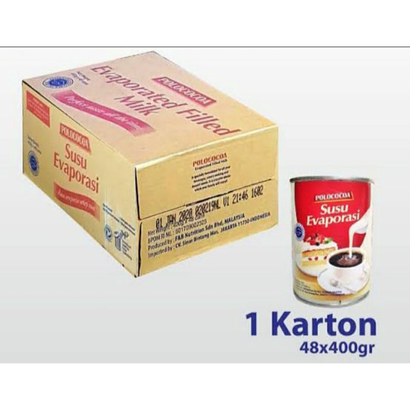 SUSU EVAPORASI POLOCOCOA (48 × 400 GR)