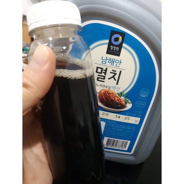 

REPACKING SAUS IKAN FISH SAUCE ANCHOVY MYEOLCHI EKJEOT 250 GRAM HALAL