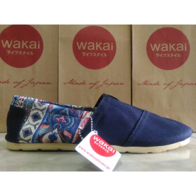 Wakai Navy Batik Grade Original