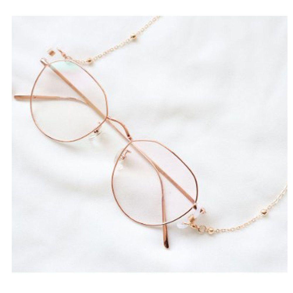 Lily Alloy Rantai Kacamata Sederhana Elegan Anti Hilang Tali Leher Sunglasses Chain