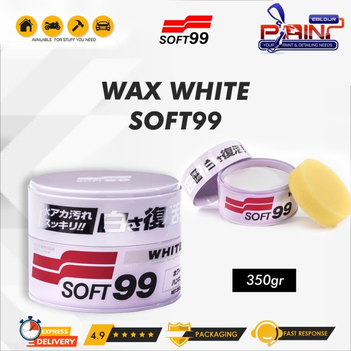 Soft99 White Soft Wax 350g Original Japan