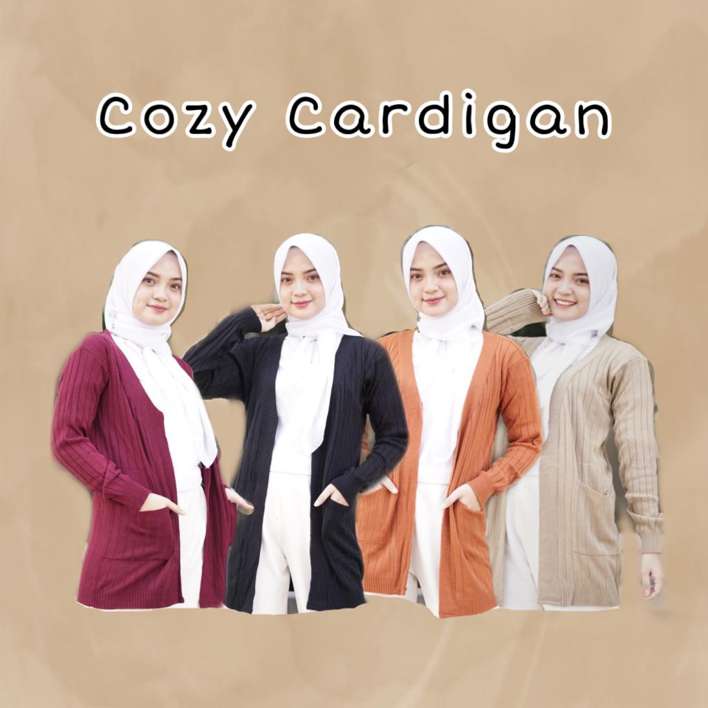 COZY CARDIGAN - FLOTTILICIOUS / OUTER  MURAH / CARDIGAN MURAH / OUTER PANJANG / GROSIR BAJU ONLINE /