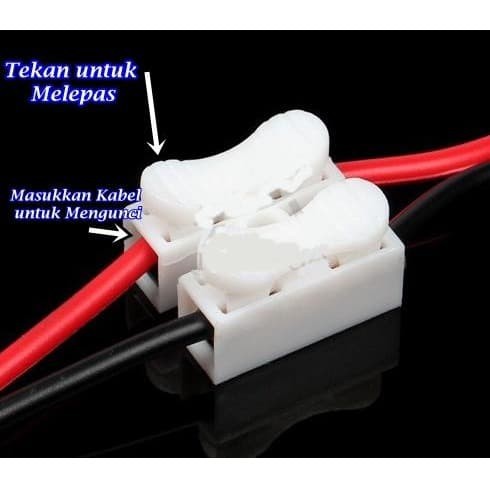 SNAP LOCK QUICK SPLICE WIRE CONNECTOR JUMPER KABEL KUPAS LIPAT