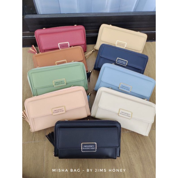 MISHA MINI BAG JIMS HONEY TAS SLEMPANG DAILY DOMPET 3 IN 1 BAG JIMSHONEY MUAT HP KONDANGAN