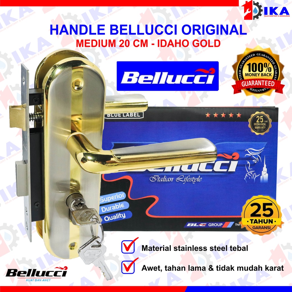 Kunci Pintu Tanggung Bellucci Asli Handle Sedang Bellucci Kunci Bellucci Stainless N Series