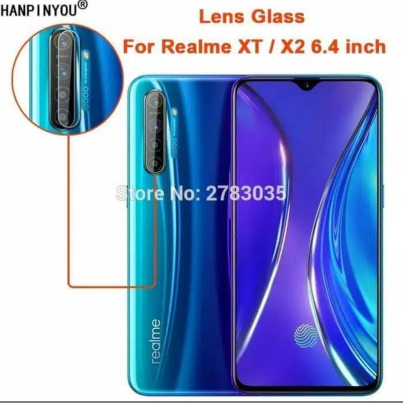 For Oppo Realme XT Tempered Glass Camera Anti Gores Kamera Belakang