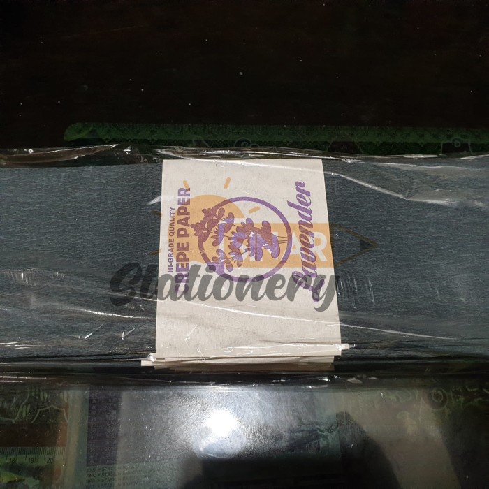 

Hari Ini Kertas Krep Lembaran Lavender Hitam 099 1Pak Isi 25Pc Diskon