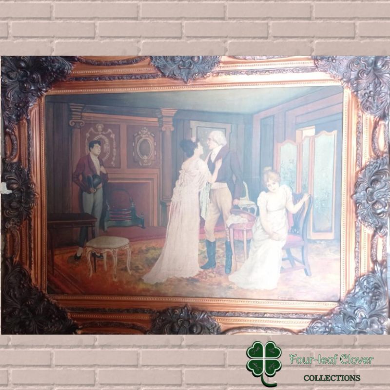 Lukisan Eropa Klasik Kehidupan Romansa