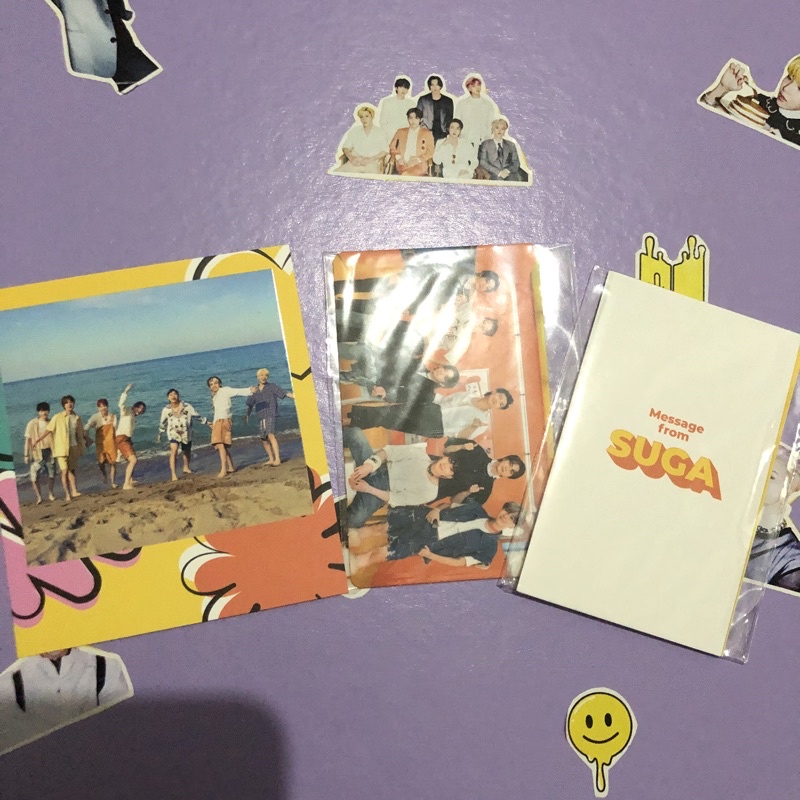 PC Ot7 Butter Cream + Message Card Suga + Pola Butter