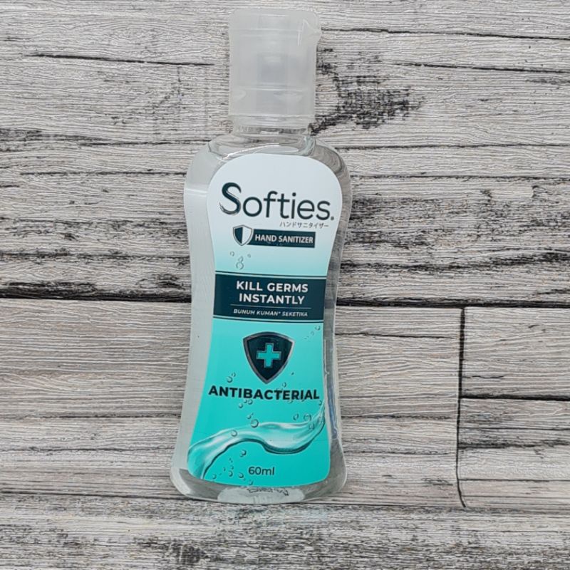 Softies Hand Gel sanitizer 60ml antiseptic