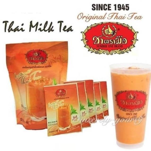 

Thai tea instan chatramue bpom