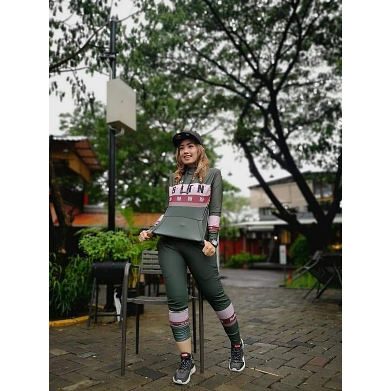 Sxb sultan Dark green sweetshirt hoody dan joger