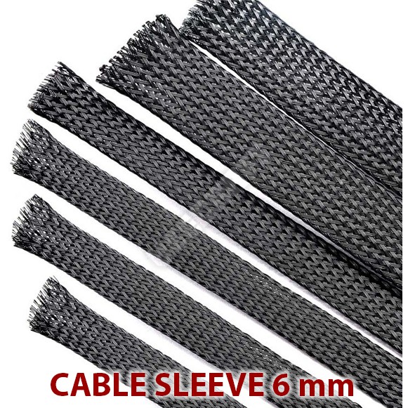 Cable Sleeve 6mm / Pelindung Kabel / Bungkus Kabel