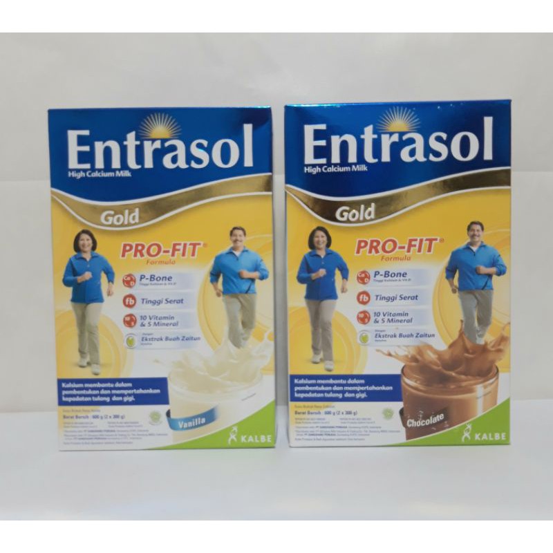 Susu Entrasol Gold 600 g Coklat / Vanila