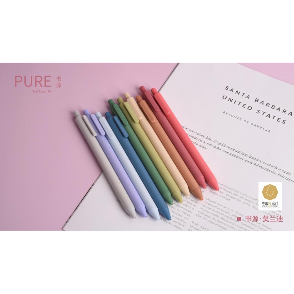 KACO PURE Classic II Gel Pen Pena 0.5mm 5 PCS (Colorful Ink) - Mix Color