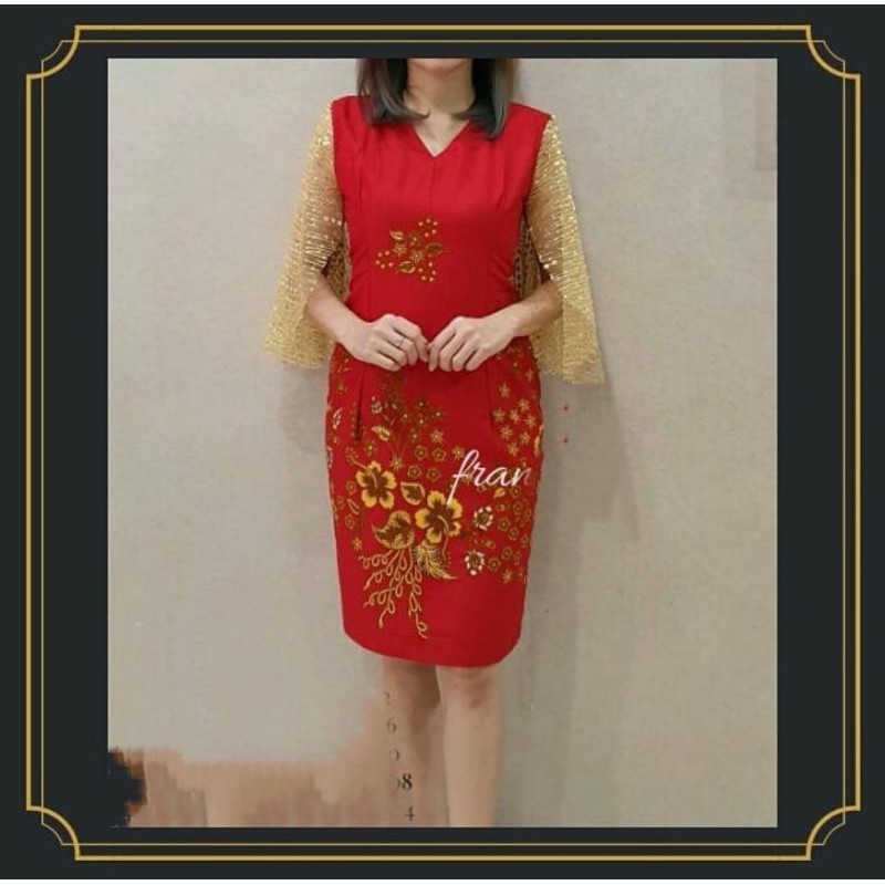 Dres Kombinasi Broklat Tile. BATIK SOLO