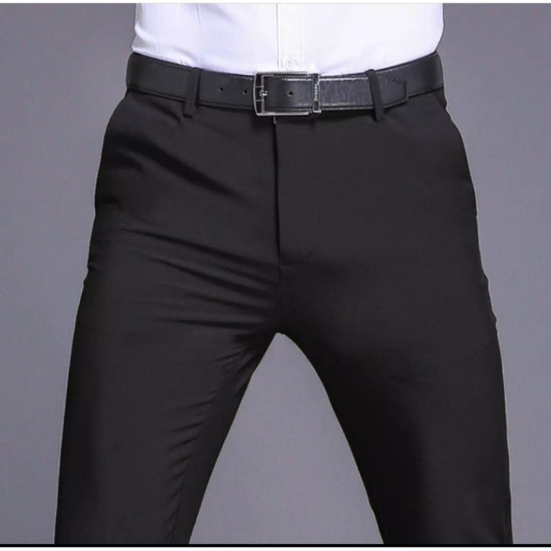 CELANA KANTOR FORMAL PRIA SLIMFIT BAHAN WOLL KUALITAS