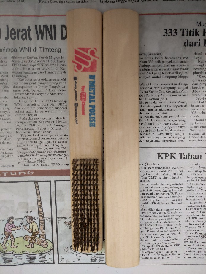 Sikat Kawat Kuningan Halus Best Quality Original Dmp