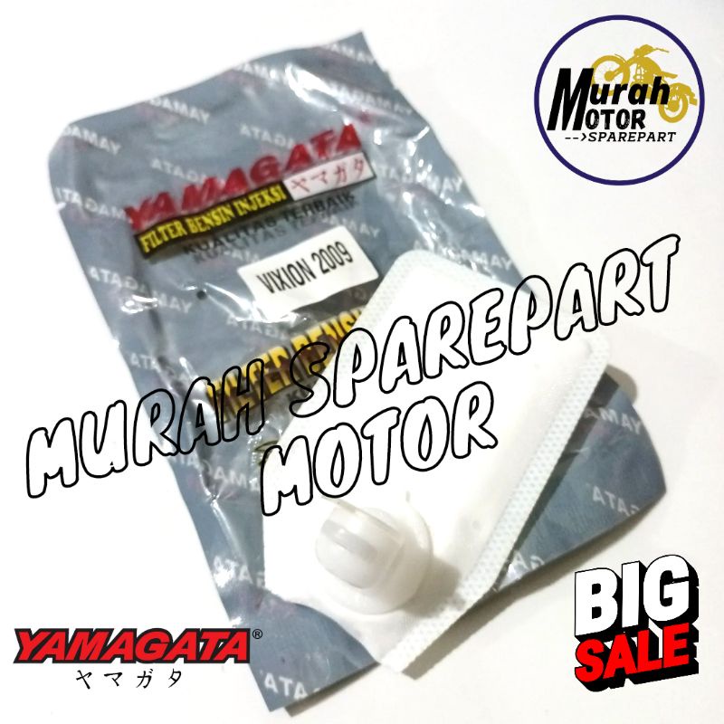 FILTER SARINGAN BENSIN INJEKSI PAMPERS FUELPUMP YAMAHA VIXION OLD LAMA 2007 2008 2009 YAMAGATA
