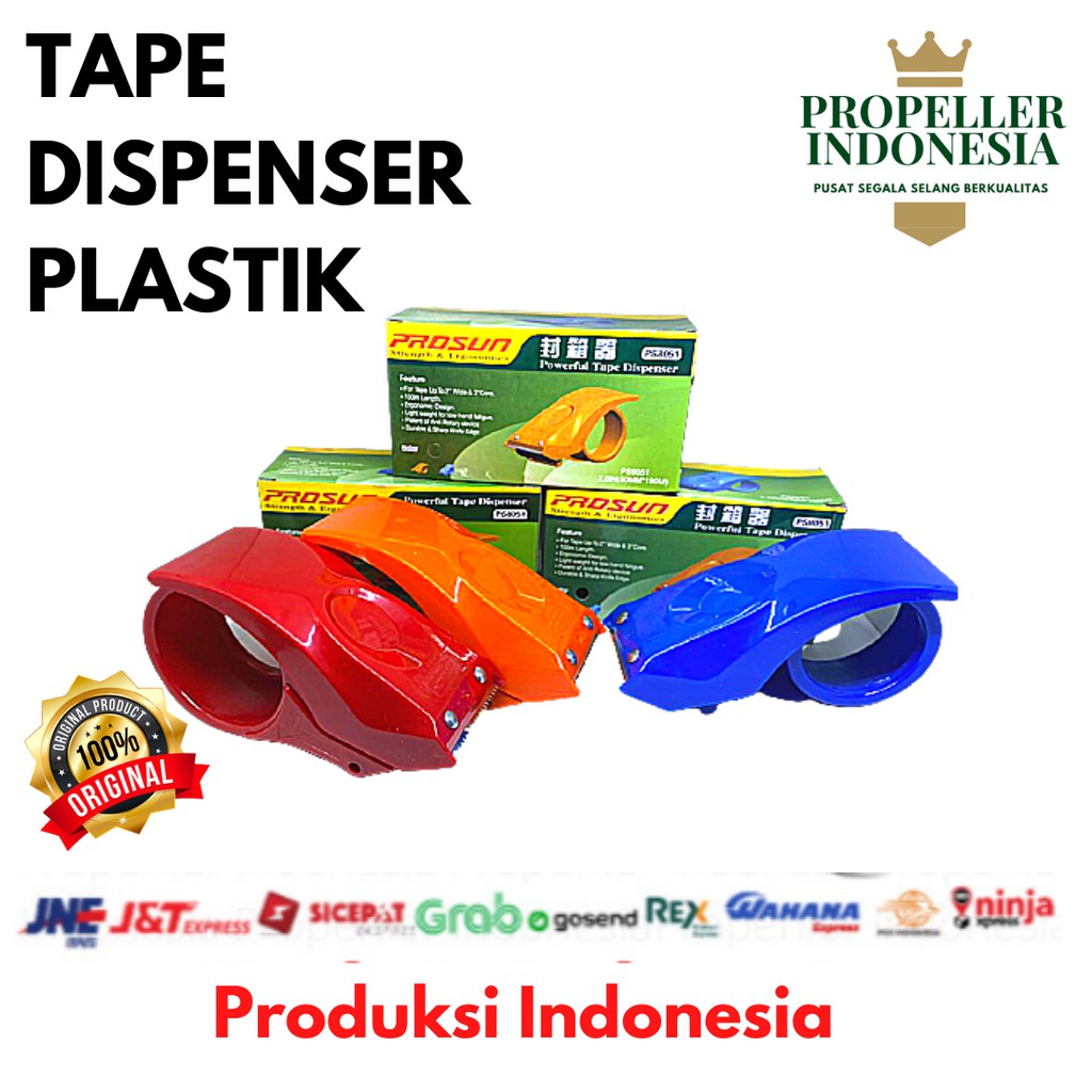 Tempat Lakban Tape Dispenser Lakban Rollan Lakban 2Inch Plastik