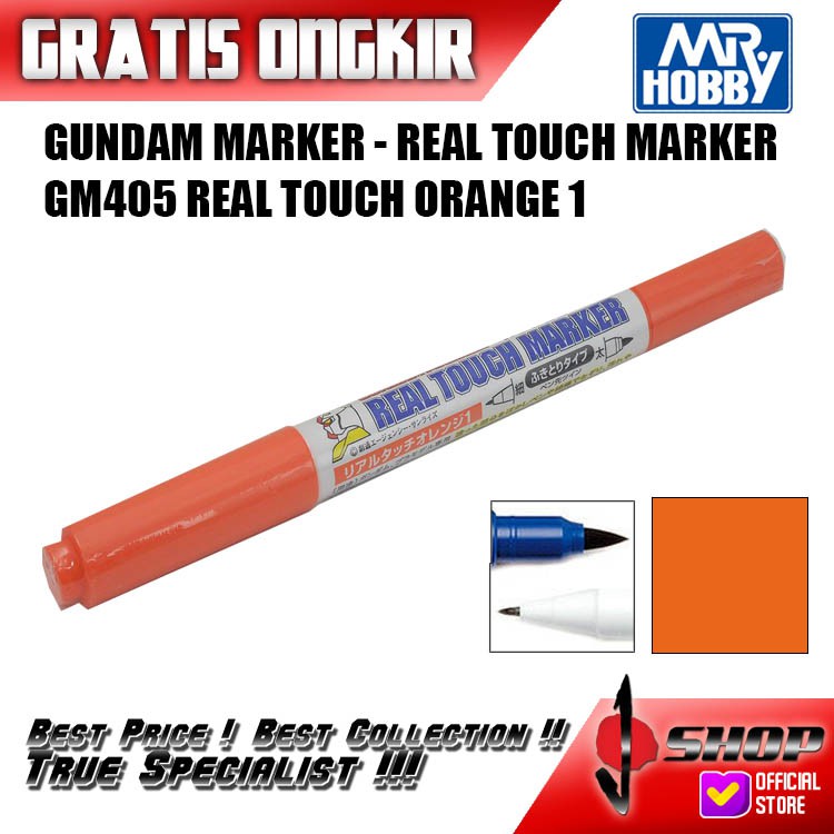 

Gundam Marker - Real Touch Marker GM 405 / GM405 Real Touch Orange 1